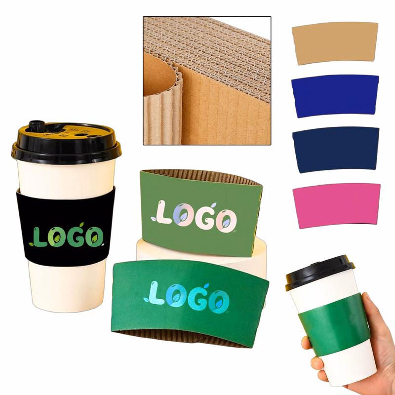 Disposable Heat-Resistant Coffee Cup Sleeve