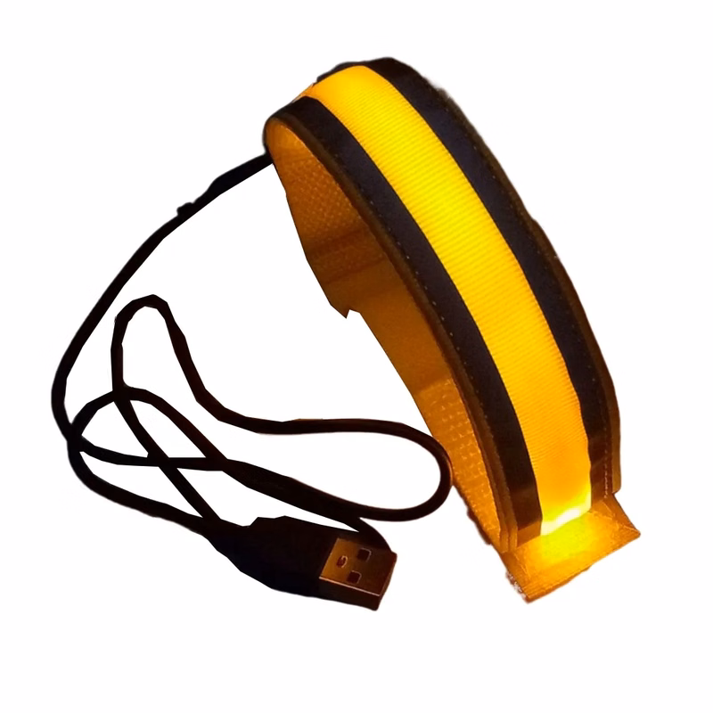 LED Light With Reflective Strip Armband