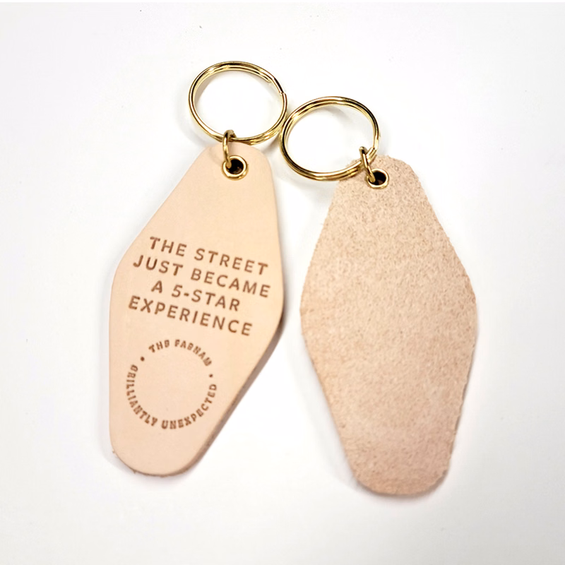 Motel Style Leather Key Chain