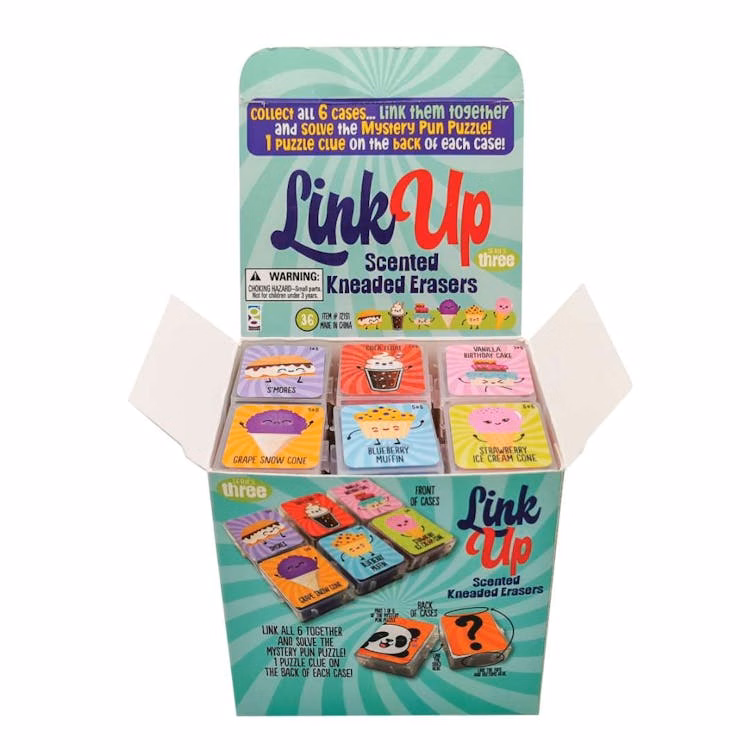 Series 3 Link Up Kneaded Scented Erasers 36 Pack