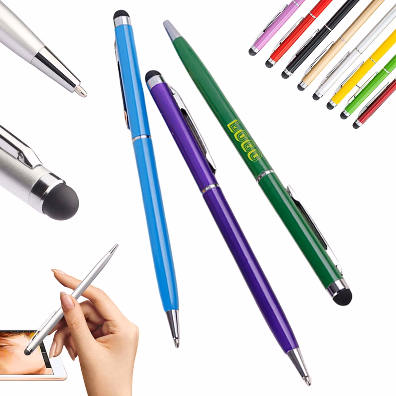 MOQ50 Ballpoint Pen with Stylus Tip