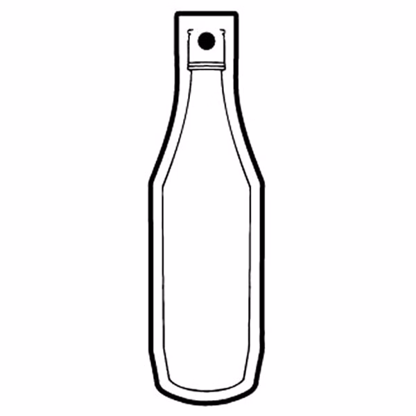 Bottle 12 Key Tag (Spot Color)