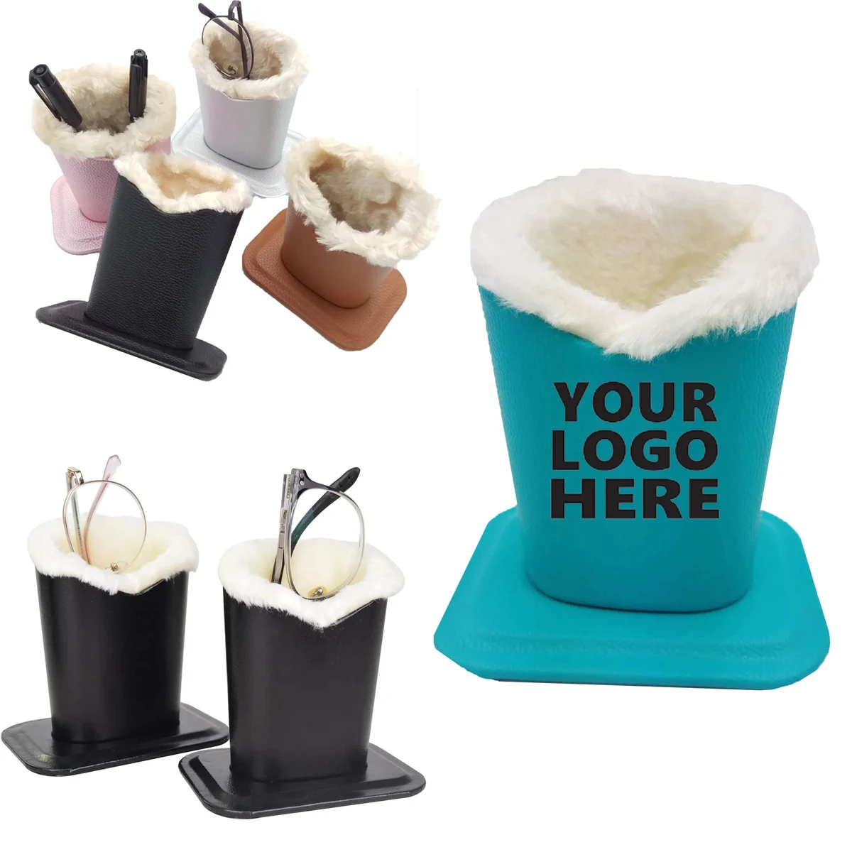 MOQ20 Customizable PU Glasses Display Storage Stand 1