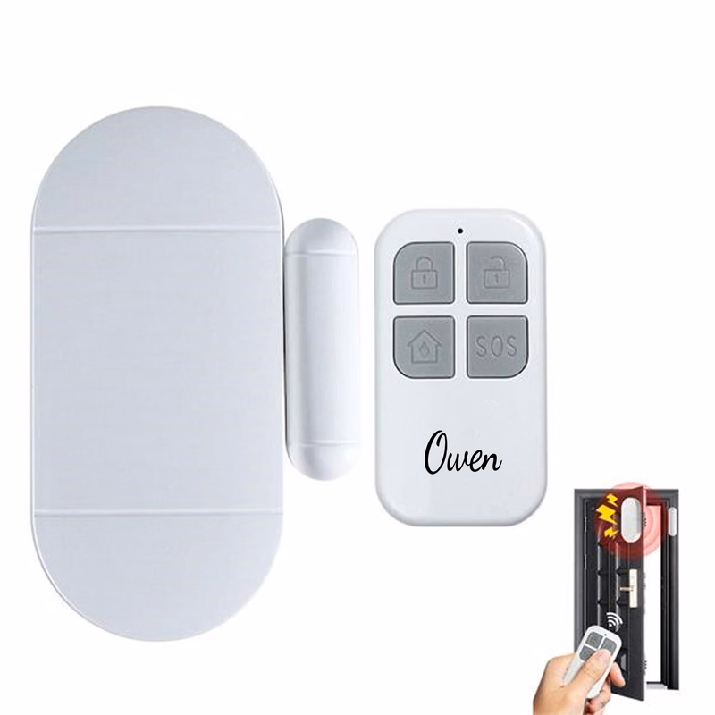 Wireless Door Alarm w/ Remote Control