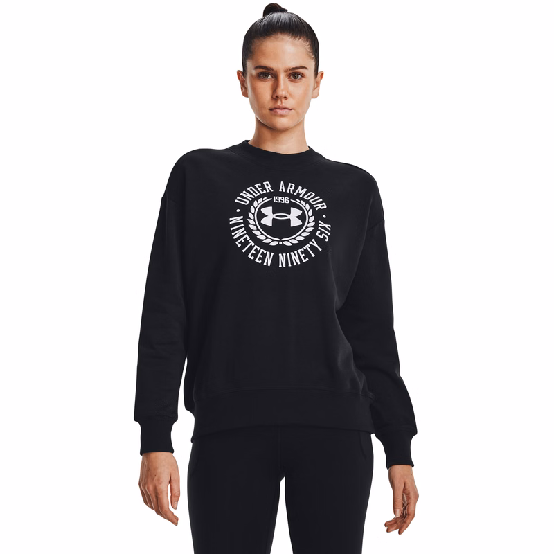 UA Rival Fleece Crest Graphic Women's Crew