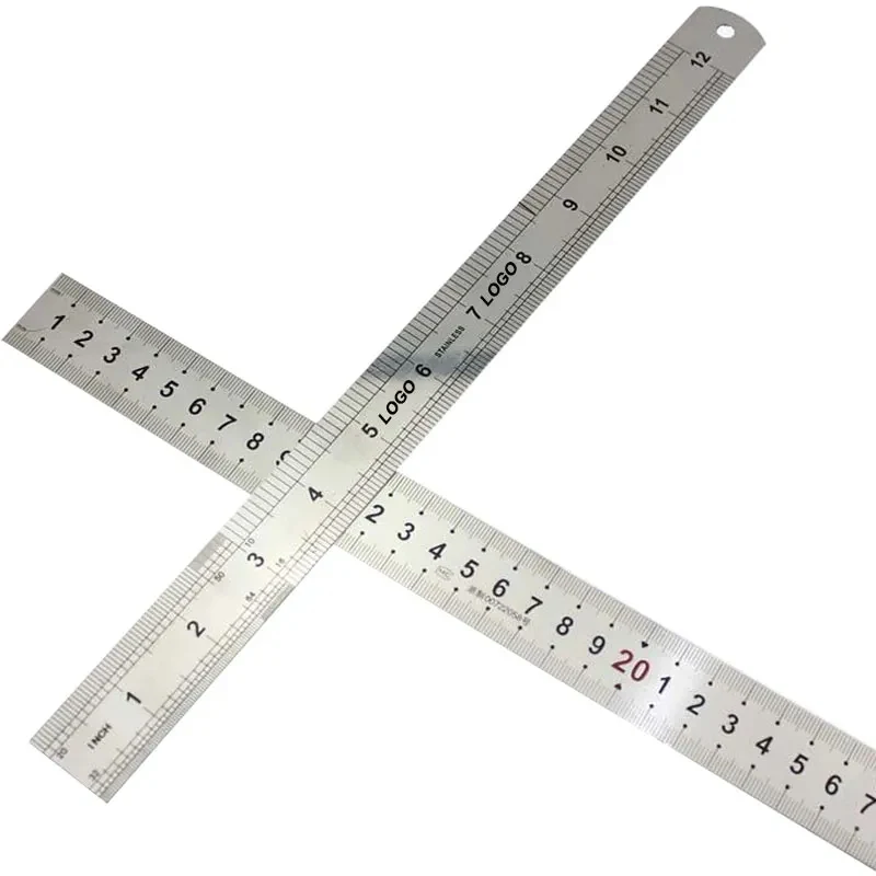 12" Stainless Steel Straight Scale Ruler 1
