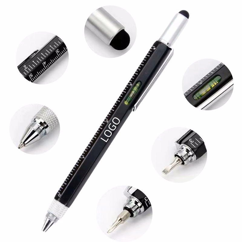 Multi-Functional Six-In-One Tool Pen