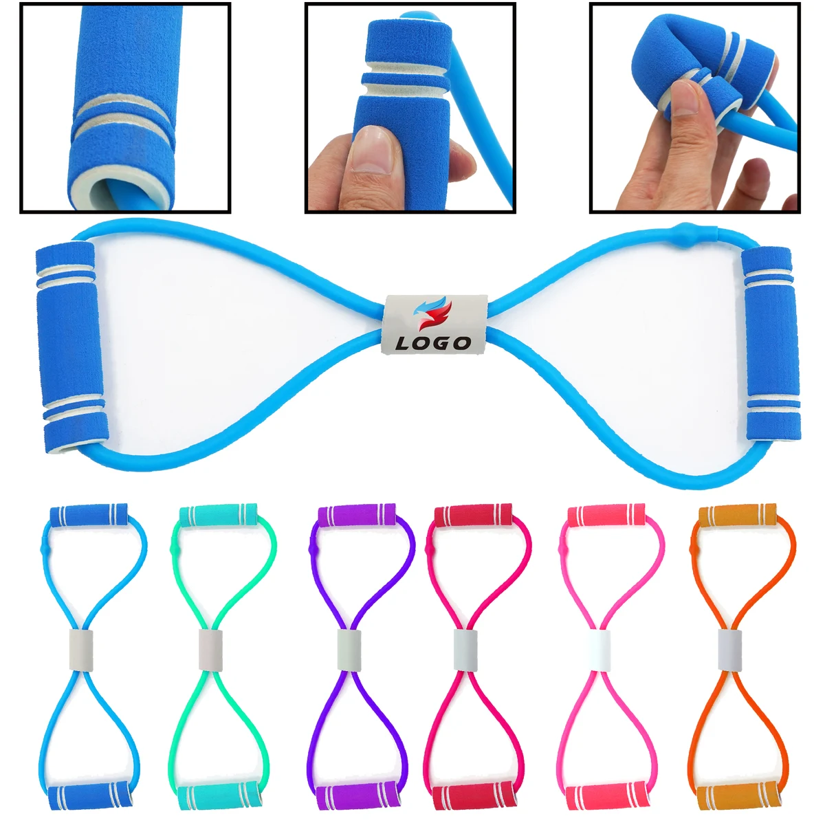 8-Way Pull Rope Expander ?C Bodybuilding and Strength Band 1