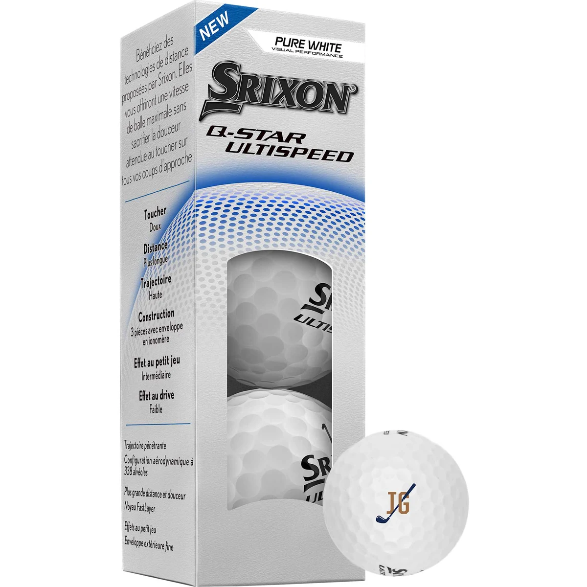 Srixon Q-STAR ULTISPEED Golf Balls - 3 Pack 1
