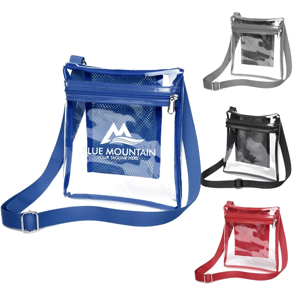 Stadium Approved Clear Messenger Bag 1