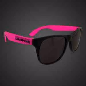 Neon Sunglasses With Pink Arms