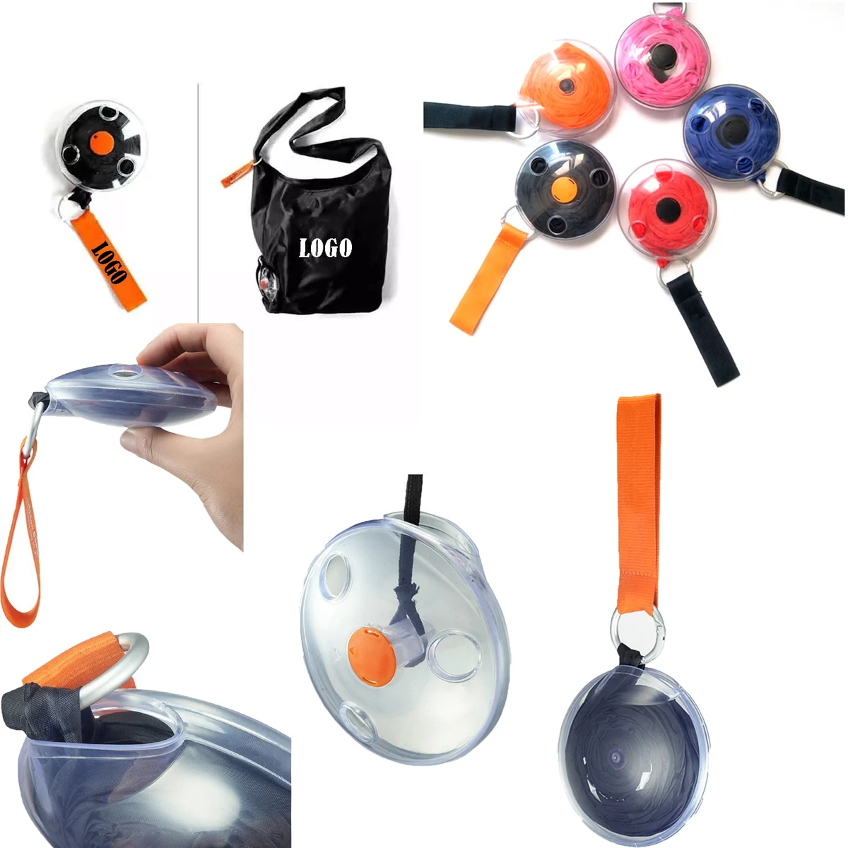 Portable Folding And Shrinking Disc Shopping Bag 1