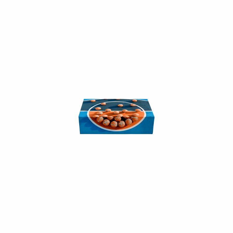 13.5" x 10" x 4" 4CP Full Bleed E-Flute Tuck Box