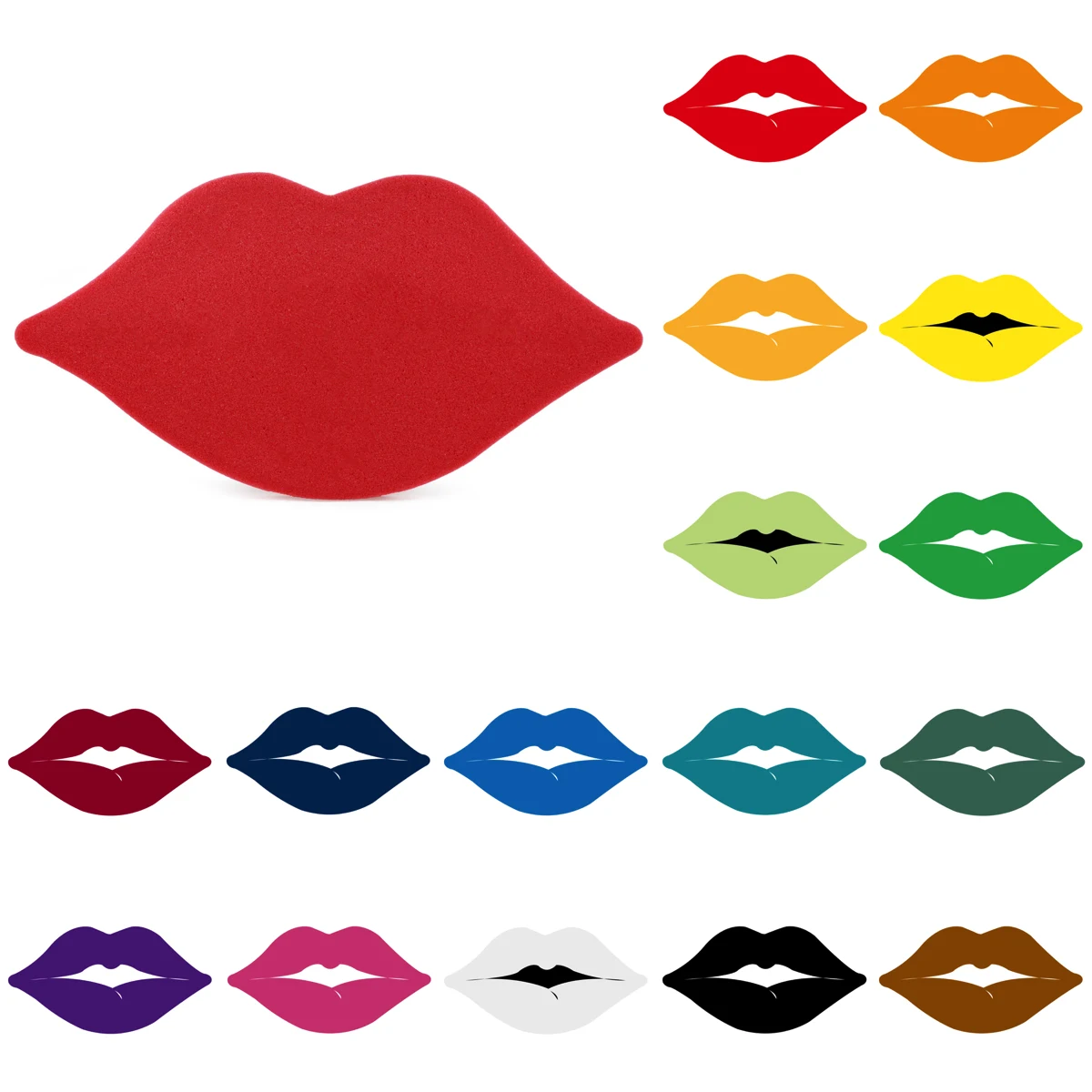 Foam Lips Cheering Mitt 1
