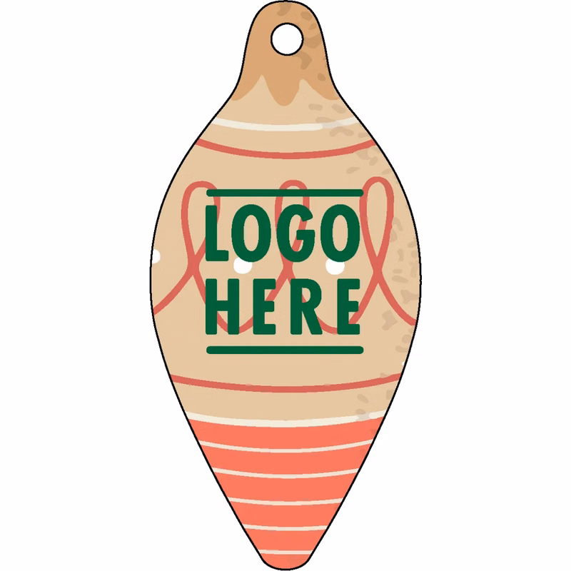 1/4" Recycled Wood Ornaments-Ornament Shape 4