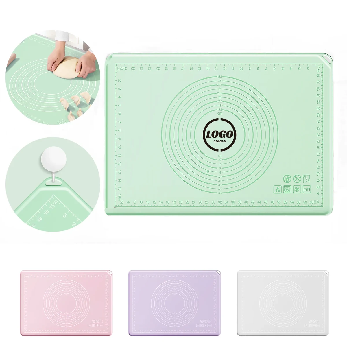 Custom Professional Silicone Kneading Mat 1