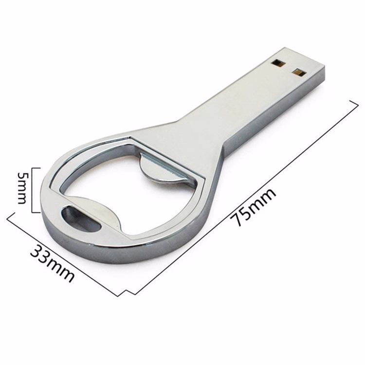 8GB USB Flash Drive with Bottle Opener