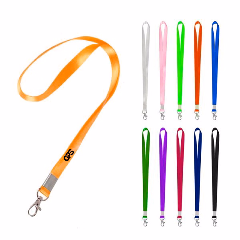 3/8 " Silkscreen Polyester Lanyard Lobster Claw