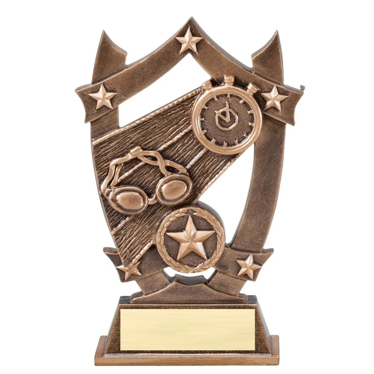6-1/4" Swimming Stars Resin Award 1