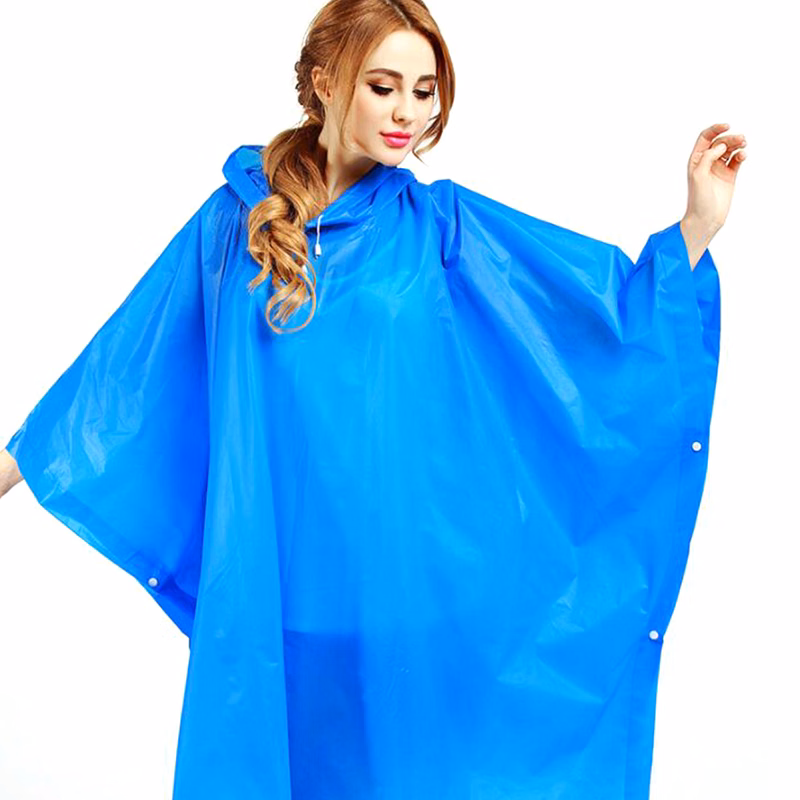 Reusable EVA Rain Poncho