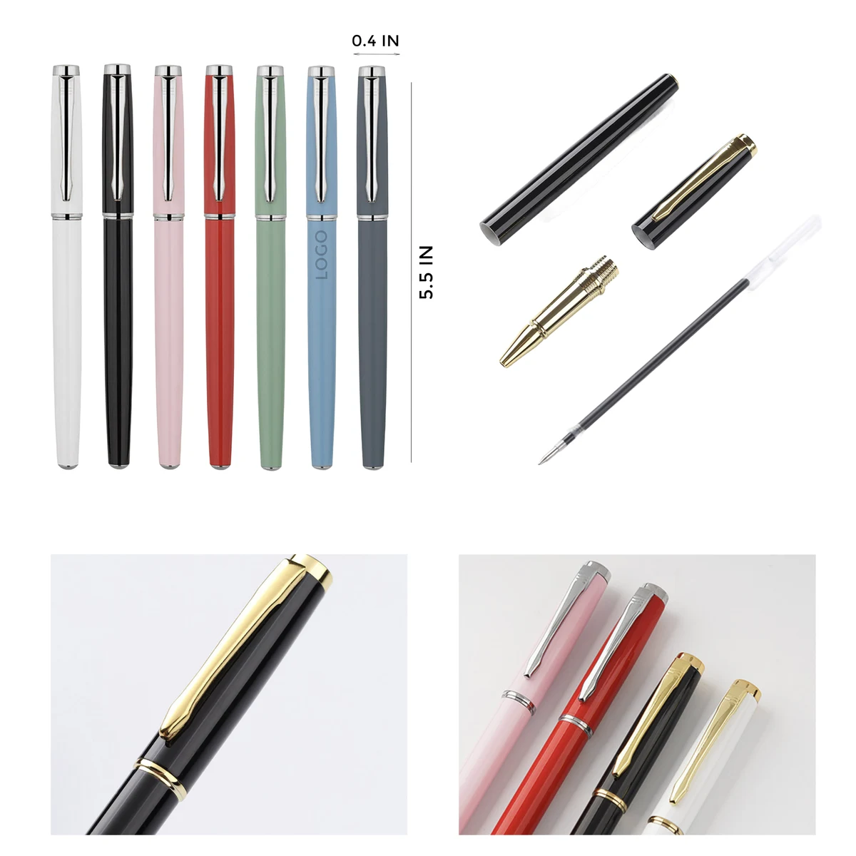 MOQ 10 PCS Durable Metal Ballpoint Pen 1