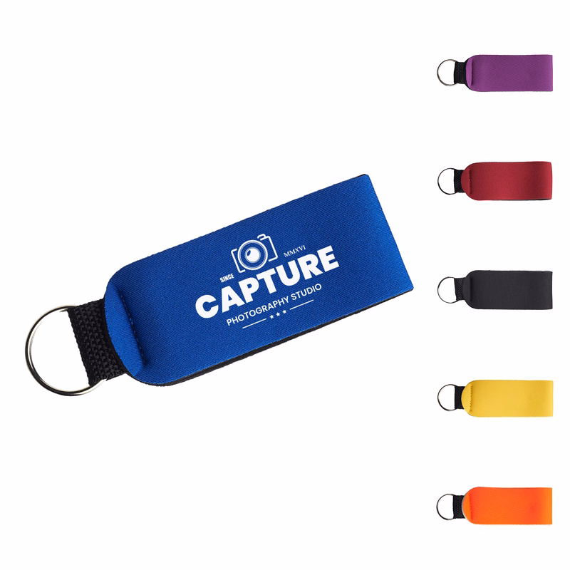 Neoprene Wrist Strap Keychains