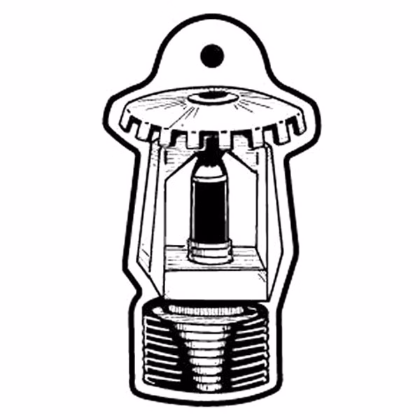 Sprinkler Head Key Tag - Spot Color