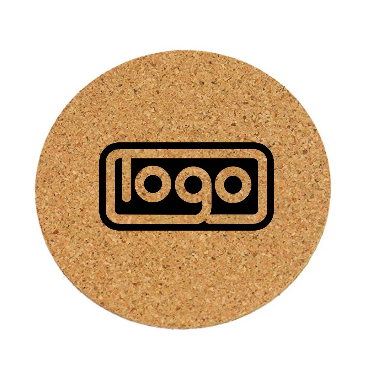 4" Round Cork Coaster 1