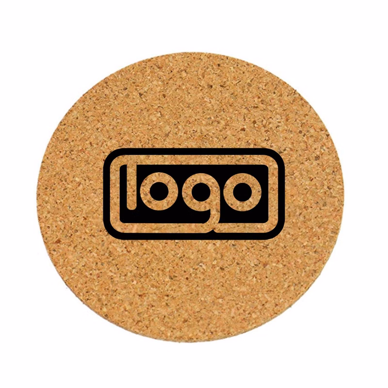 4" Round Cork Coaster