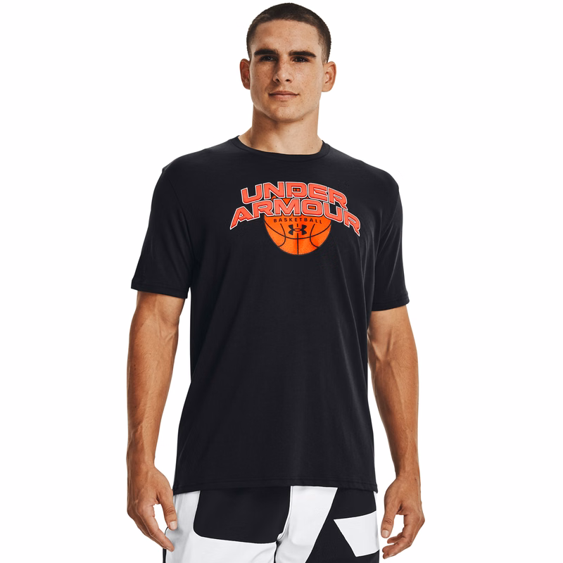 UA Basketball Branded Wordmark Men's Short Sleeve