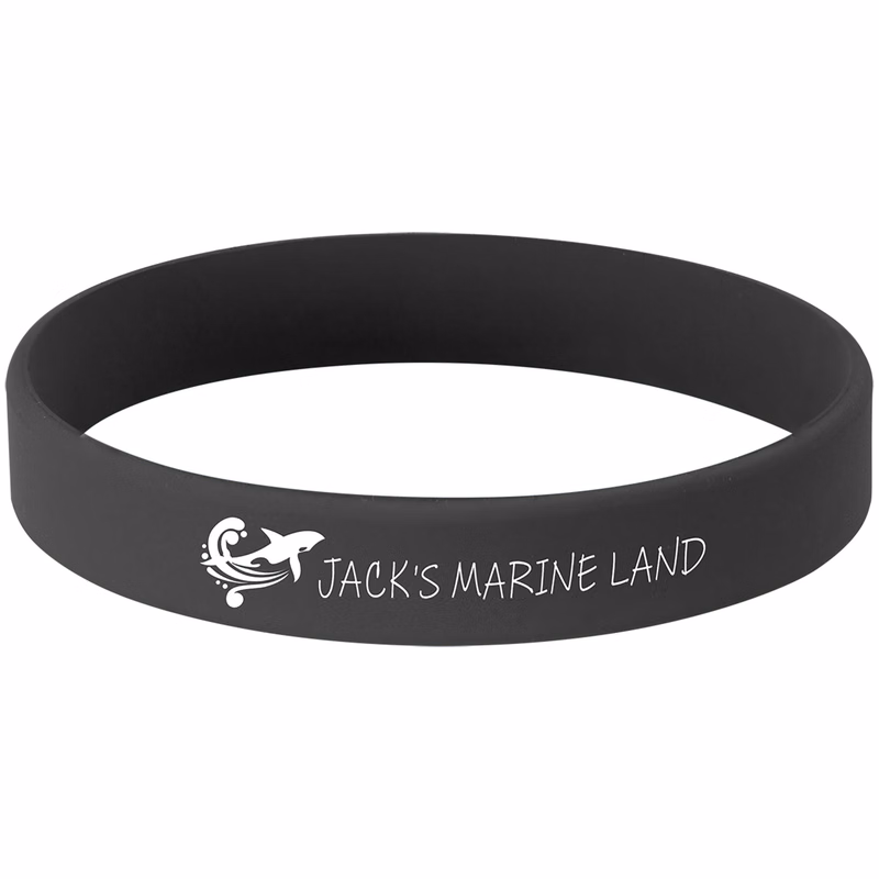 3 3/4" Black/White Bracelet