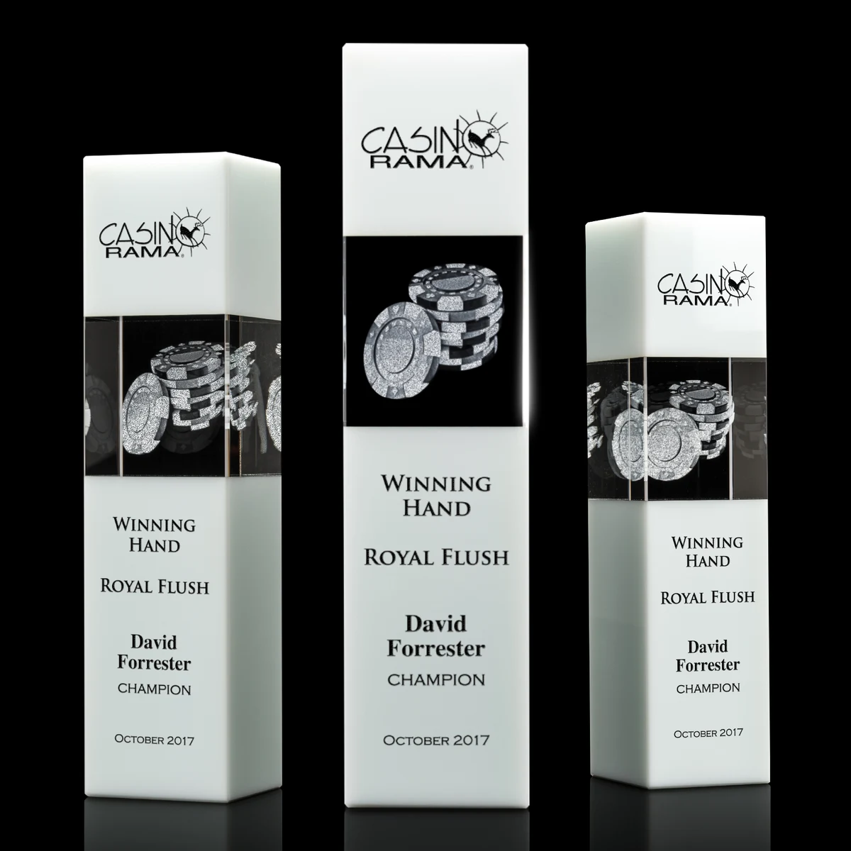 Araceli Tower 3D Award - White 1