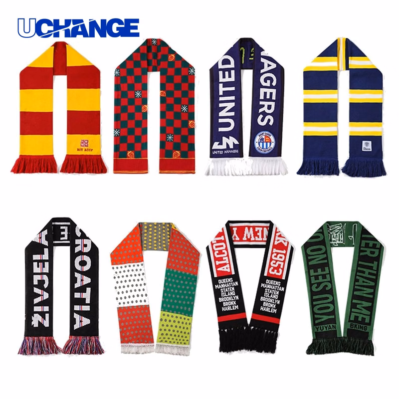 Knitted House Color Scarf