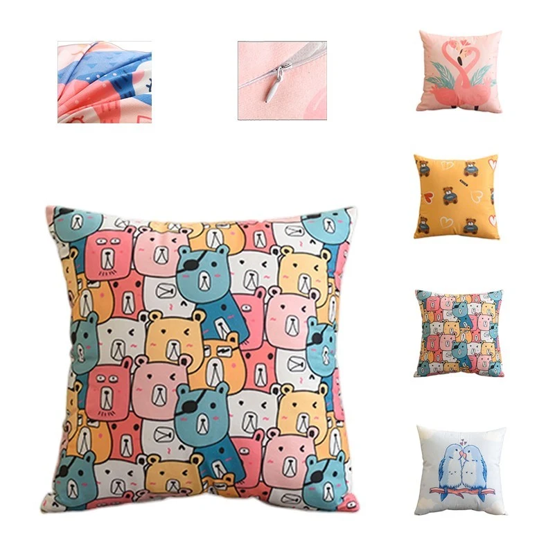 Sublimated Full Color Throw Pillow 1