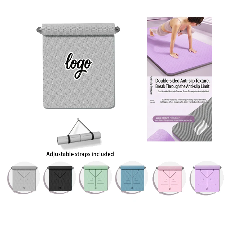 TPE Thickened Shock-Absorbing Soundproof Yoga Mat 1
