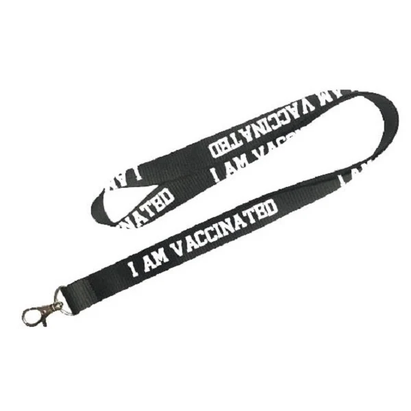 I am Vaccinated Polyester Lanyards 1