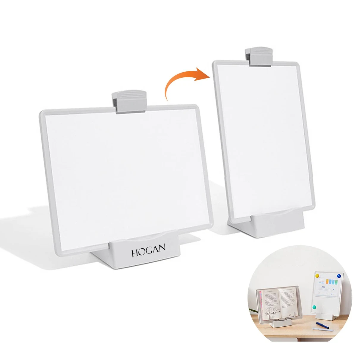 Multi-functional whiteboard reading stand 1