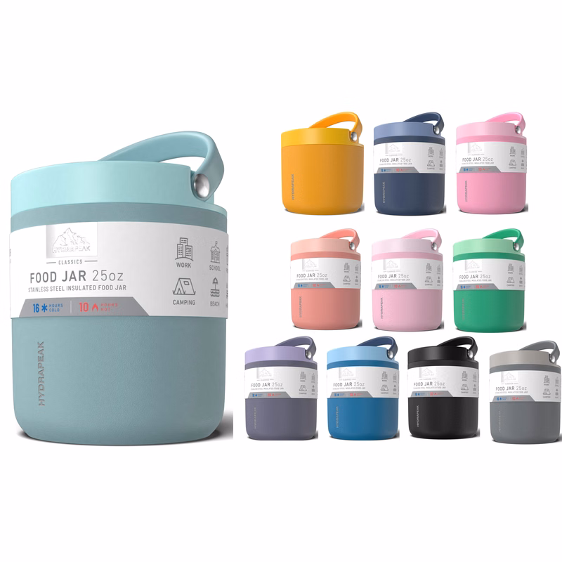 25 oz Hydrapeak Thermos Food Jar LIFETIME WARRANTY!