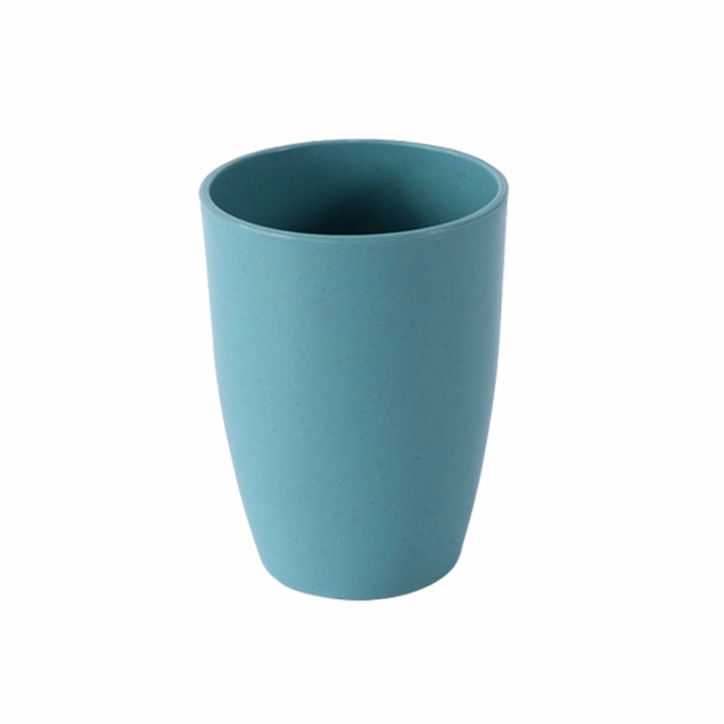 12oz Reusable Wheat Straw Mouthwash Cup