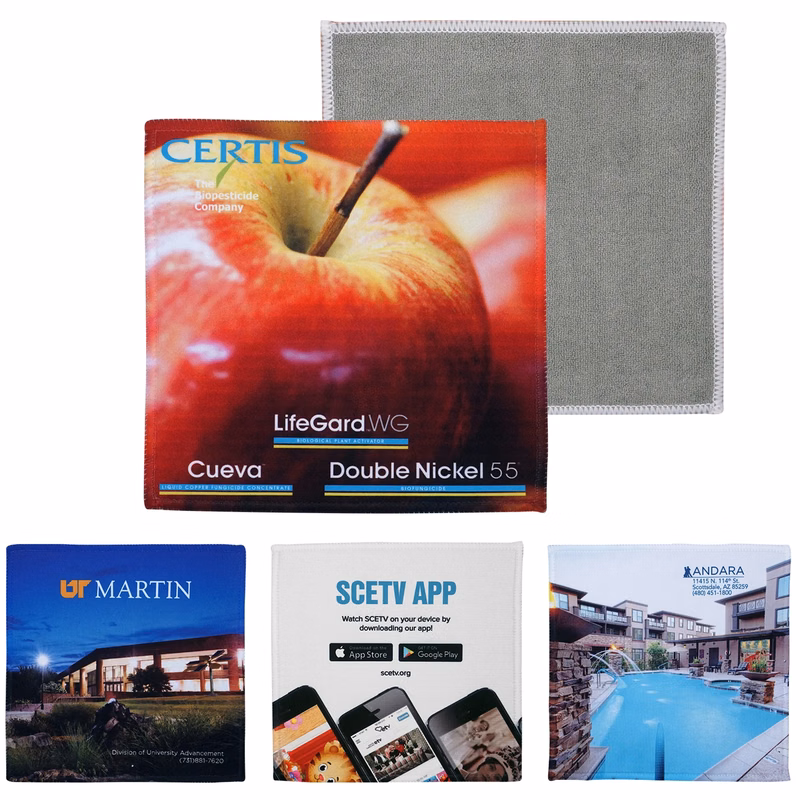 6 x 6 Terry Full Color Cleaning Cloth