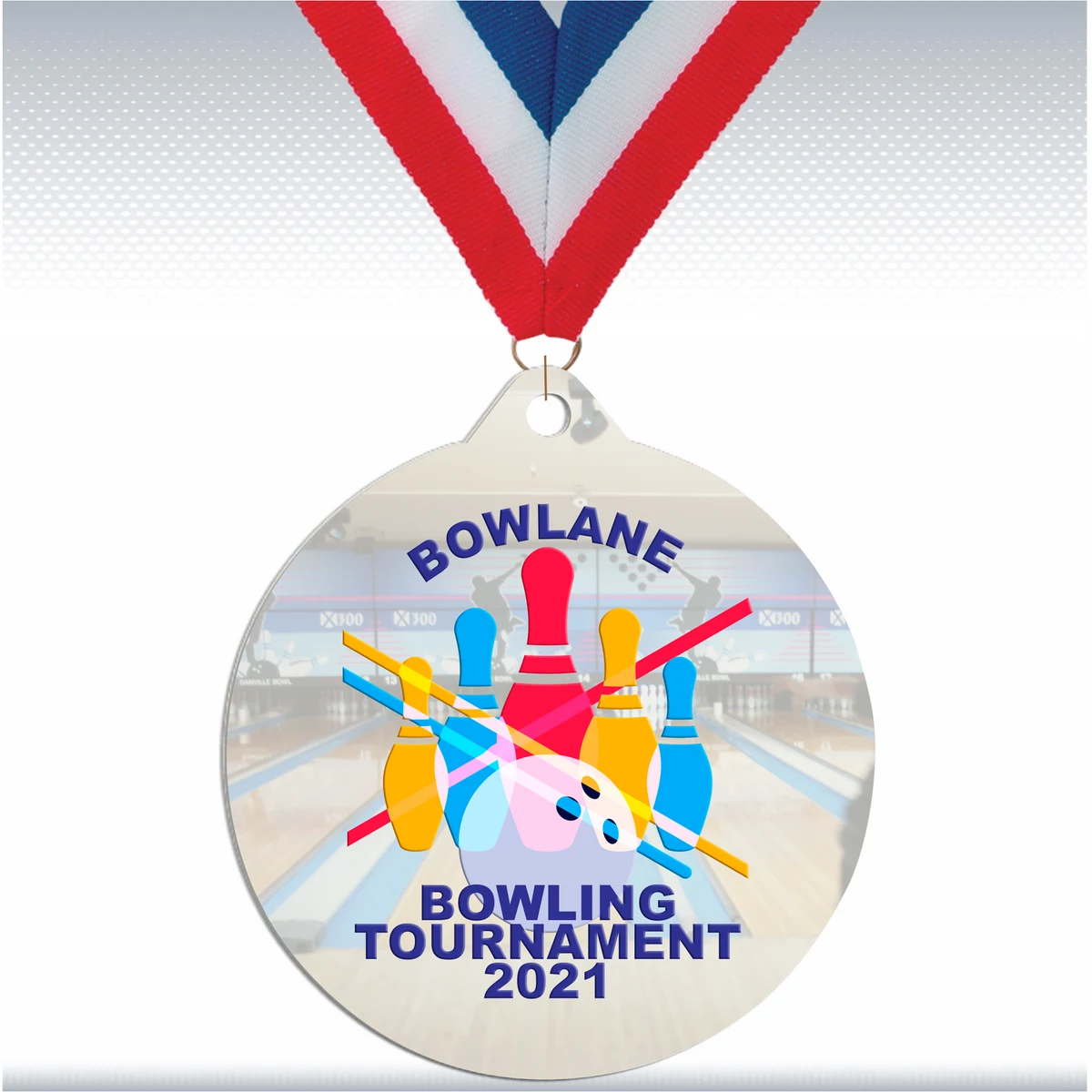 2" Full Color Sublimation Medal (White base medal) 1