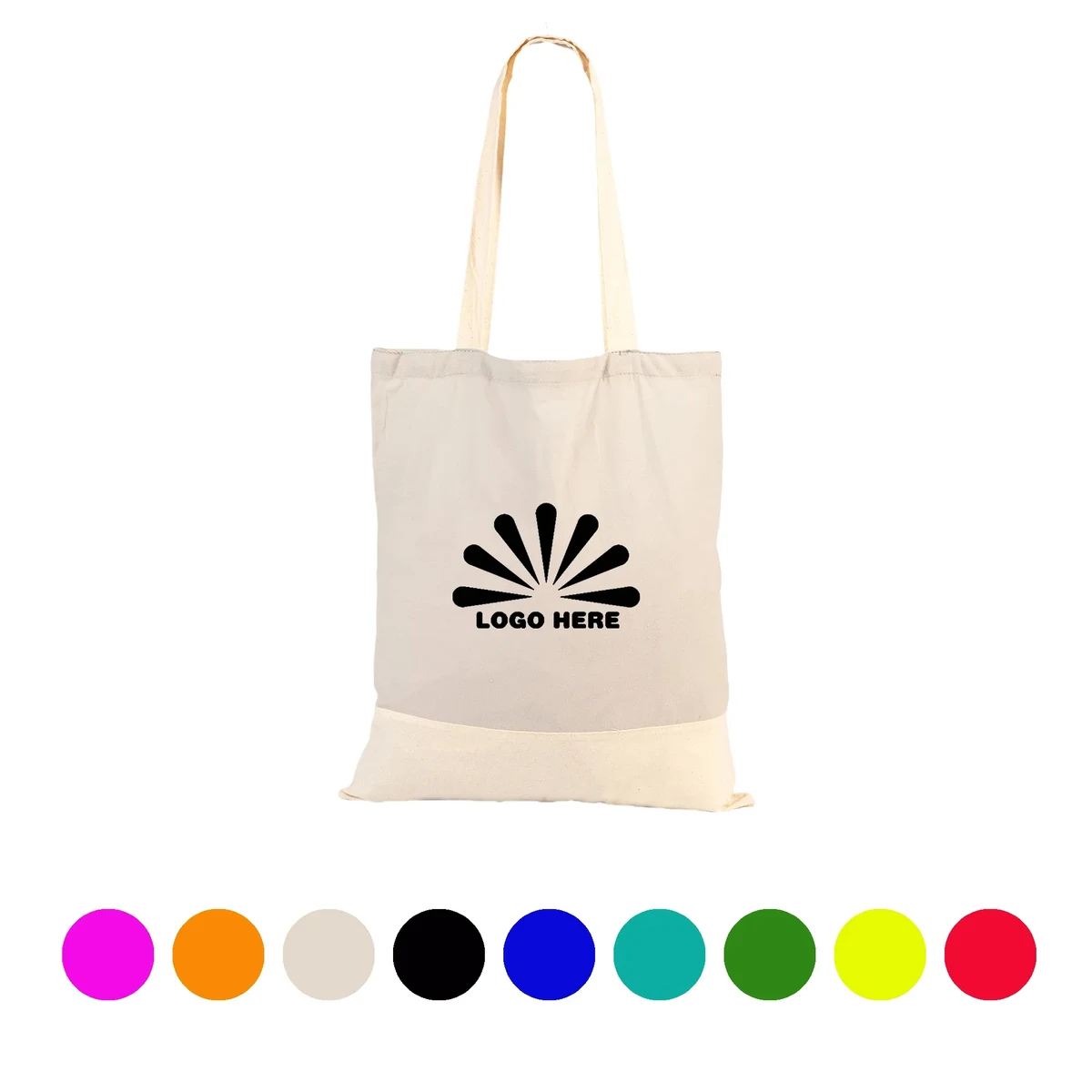 Simple Eco-Friendly Canvas Bag With Customizable Logo, custom tote bag with logo imprint 1