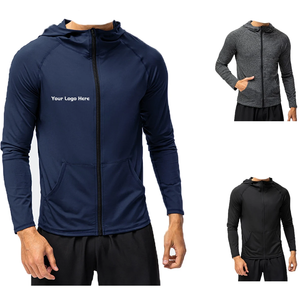 Outdoor Lightweight Full Zip Hoodie Jacket 1