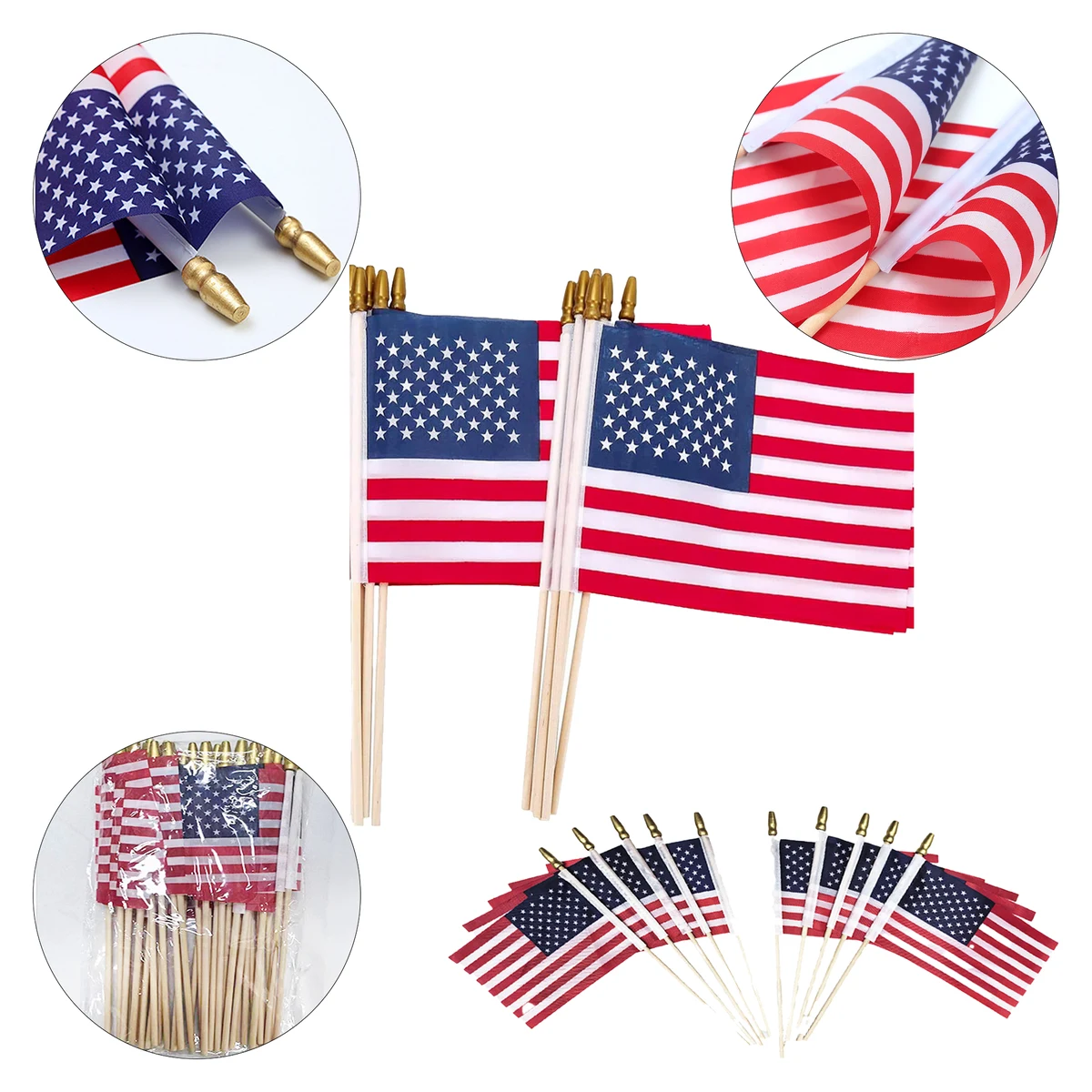 MOQ 100pcs Premium Double-Sided Custom Flag 1