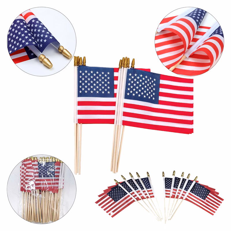 MOQ 100pcs Premium Double-Sided Custom Flag