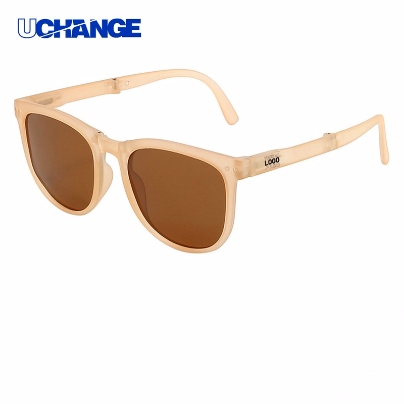 Square Frame Folding Sunglasses for Travel