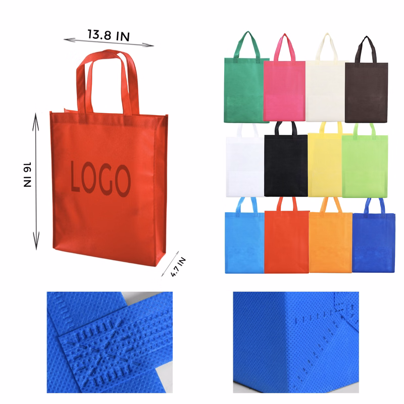MOQ 10 PCS Versatile Vertical Non Woven Bag