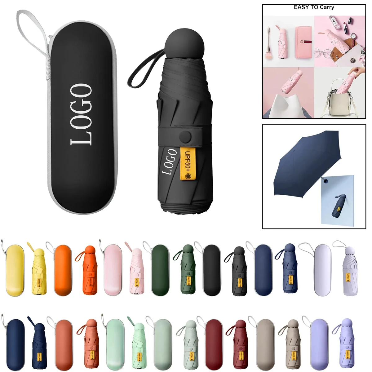 Compact UV Protection Folding Umbrella 1