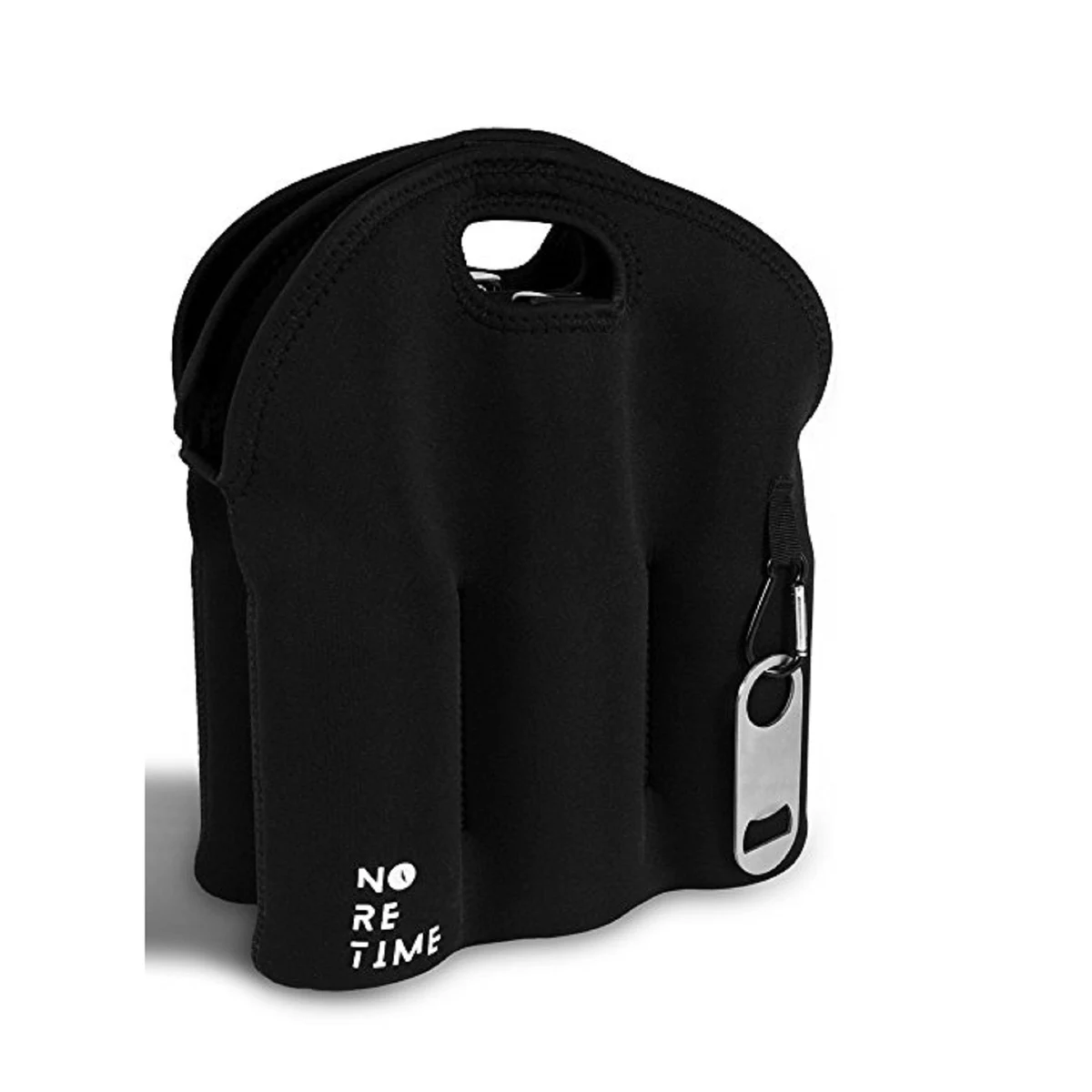 6 Pack Beer Bottle Carrier Insulated Cooler with Opener 1