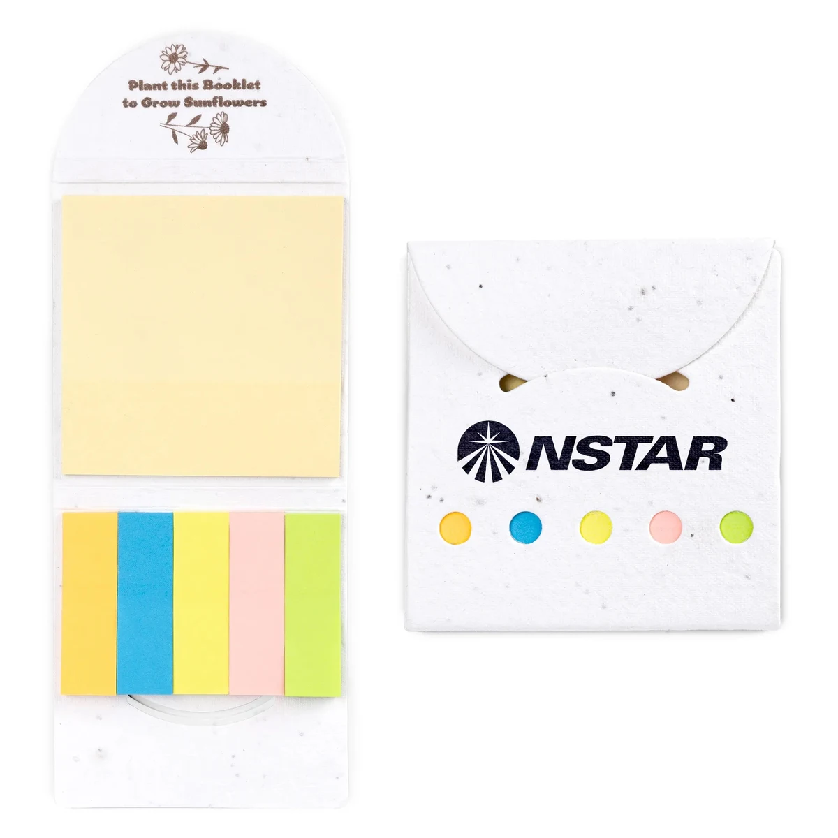 Biodegradable Flower Seeded Sticky Note Pad 1